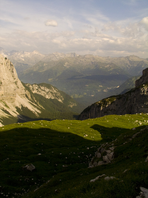 Looking Down Val Brenta Alta